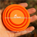 FMP-319 fuego Maple naranja al aire libre Camping viaje plegable taza de silicio